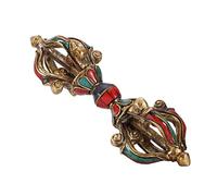 Vajra Dorge Tibetano, Vajra Vintage Phurba Pestle, Cinco Hebras Hechas a Mano de Pestle Demon Pestle Budismo Suministros Religiosos