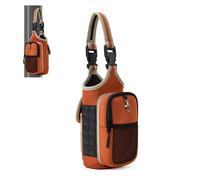 Vakaer Magnetic Gym Gym Bag Bottle Botella portador con bolsillo de telfono y correa ajustable 10 imanes ultra-fuertes Peque para equipos de accesor