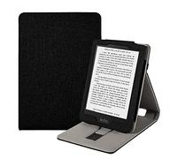Vakarey Funda para Kobo Clara Colour/Clara BW/Clara 2E Capa,Sleep Cover para Tolino Shine Color/Shine 4/Shine 5 Funda 2024 con Correa Mano,Negro