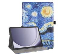 Vakarey Funda Tablet para Samsung Galaxy Tab A11 Plus/A11+ 5G 11 Pulgadas Antigolpes Cuero PU Inteligente Capa,Sternenhimmel