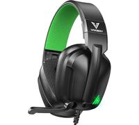 Vakedy HW11 - Auriculares para juegos para PS4, PS5, Xbox Series X, PC, Switch, auriculares para juegos con micrófono con cancelación de ruido, sonido estéreo, diseño plegable, conector de audio de