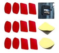 Vakler 12 piezas adhesivo Mounts for Helmet, Flat Curved Helmet Adhesive Mount Fixed Base Soporte Casco Compatible con GoPro Hero 12 11 10 9 8 7 6 5 Session DJI Action Cameras