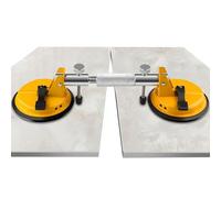 Vakuum - Professionelles Saugheber Werkzeug für Stein Granit Fliesen, Ergonomischer Handgriff, Leichtes Präzisionsgerät | Perfekt für Montage Bauarbeiten Platten Installation