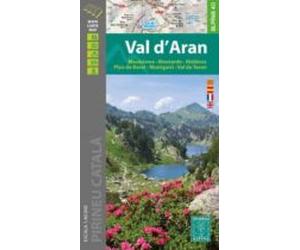 Val D Aran: Mapa Topogràfic Excursionista. Escala 1:40.000