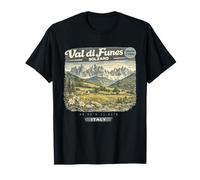 Val di Funes Bolzano Dolomitas Italia Montañas Alpes Italianos Camiseta