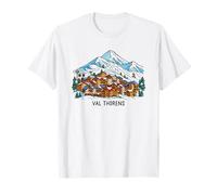 Val Thorens France Estación de esquí Mountain Village Camiseta