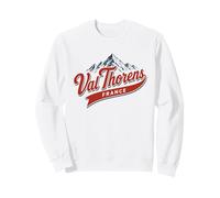 Val Thorens Francia Estación de esquí Montaña Retro Gráfico Sudadera