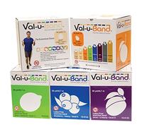 Val-u-Band W72011 Val, U, Banda de Ejercicio, S/Látex 45M, Set 5 Colores