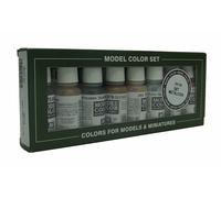 (VAL70118) - AV Vallejo Model Color Set - Metallics (x8)