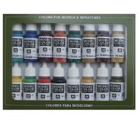 (VAL70142) - AV Vallejo Model Color Set - Medieval Colors (x16)