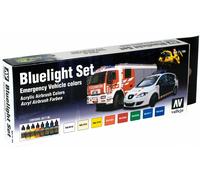 (VAL71154) - AV Vallejo Model Air Set - Bluelight Set (x8)