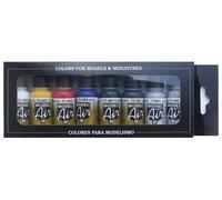 (VAL71174) - AV Vallejo Model Air Set - Basic Colors (x8)