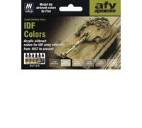 Set De Pinturas IdF Colors VALLEJO 71210 6x17ml Maqueta Char Promo