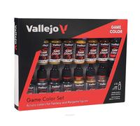 (VAL72189) - AV Vallejo Game Color Set - Leather & Metal (x16)