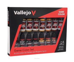 (VAL72189) - AV Vallejo Game Color Set - Leather & Metal (x16)