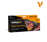 Createx Vallejo Set de pinturas Game Color Wash 72190 – 8 colores