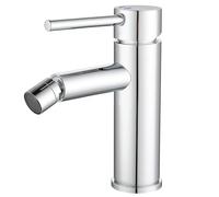 VALAZ Grifo Bidet Cromado Serie Ason | Grifo Monomando Lavabo, Apertura en Frío, Mezclador Agua Fría y Caliente, Ahorro de Agua | Instalación Fácil y Rápida | Latón
