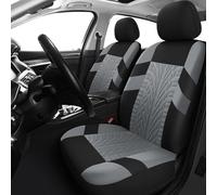 VALCLA Fundas Asientos Coche para Audi A4 Q3 A6 C5 A4 B8 A3 8P Q2 Q5 A1 A3 A7 A8 Q7 Q5L Sq5 RS - Funda Asiento Universales Delantero y Trasero Impermeable Antideslizante, Accesorios Coche,A Grey