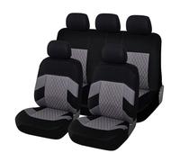 Valcla Fundas Asientos Coche para Nissan Terrano (I,II) (1987-2003), Delanteros Traseros Completo Cubreasientos Antideslizantes Resistente Protectores Accesorios,D Grey