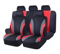 VALCLA Fundas Asientos Coche Universales para Hyundai Tucson 2021 2022 2023, Impermeables Antideslizantes, Funda Asiento Coche Protector Interior Accesorios,D Red