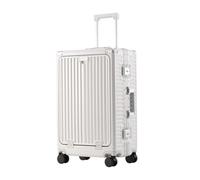 VALCLA Maletas Viaje Maleta con Ruedas Universal, Maleta Unisex, Estuche de Viaje, Estuche rígido, Maleta portátil Maletas Equipaje(White,20in)
