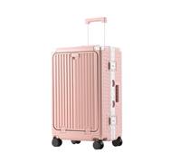 VALCLA Maletas Viaje Maleta con Ruedas Universal, Maleta Unisex, Estuche de Viaje, Estuche rígido, Maleta portátil Maletas Equipaje(Pink,20in)