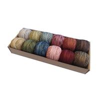 VALDANI - VERO&LIZZY Ovillo perlé matizado 100mtrs Nº12. Tintado a mano, maxima calidad. Caja 12 color: SURTIDOS talla: Unic