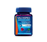 VALDISPRO Conciliar el sueño, Gominolas sueño acción rápida, Suplementos Para Dormir, Melatonina 1,9 mg & Melisa, En 5 min, Sabor Bayas, Ingredientes Veganos, 30 Gominolas