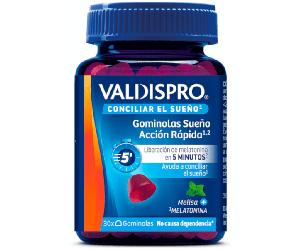 Valdispro Melatonina Sueño Acción Rápida 30 Gominolas