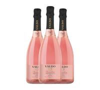 Valdo Elevantum Millesimato Rosé Brut Prosecco 75 spumoso rosado (Caja de 3 Botellas de 75 cl)
