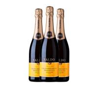 Valdo Marca Oro Superiore Glera Extra Seco Prosecco di Conegliano-Valdobbiadene 75 spumoso blanco (Caja de 3 Botellas de 75 cl)