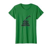Vale más Que mi inspiración para la recuperación de adicciones Camiseta, Mujer, Verde Kelly, XS