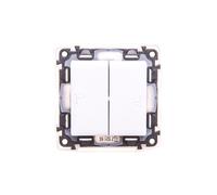 VALENA LIFE Interruptor doble IP44 blanco 752155