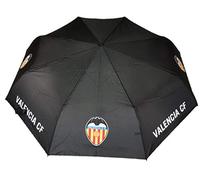 Valencia C.F 141008 Paraguas Plegable, Negro, DIAMETRO 98 CM