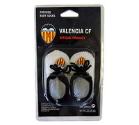 Valencia CF Patvcf Patucos, Bebés Unisex, Blanco/Naranja, Talla Única