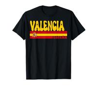 Valencia Ciudad España Vintage Estética Vacaciones de Verano Camiseta