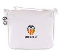 Valencia Club de Fútbol - Neceser de Viaje - Varias Alturas para Guardar Artículos de Aseo - Cierre de Cremallera con Tiradores Personalizados - Percha para Colgar - Producto Oficial del Equipo