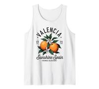 Valencia España Diseño Vintage De Azahar Camiseta sin Mangas