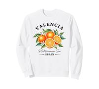 Valencia España Naranjas Flor Fruta Hombres Mujeres Niños Sudadera