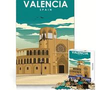 Valencia, España Rompecabezas de 1000 Piezas para Adolescentes Desarrolla la Capacidad analítica Divertido y fácil de armar Elegante (38x26cm)