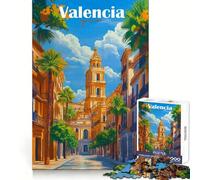 Valencia, España Rompecabezas para Adultos de 1000 Piezas Actividad de Ocio Que estimula la función cognitiva (50x75cm)
