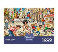 Valencia Insana Las Fallas Puzzle De Madera Impermeable DIY Puzzles De 1000 Piezas para Adultos Divertido Rompecabezas Juegos Desafiantes