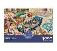 Valencia Insana Las Fallas Puzzle De Madera Impermeable Puzzles De 1000 Piezas Regalos para Adultos Divertido Rompecabezas Decoración del Hogar