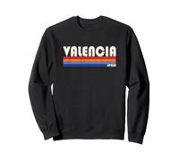 Valencia Spain Retro 70s 80s Style Sudadera