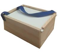 Valenciana del Hogar s.l. Caja para PETARDOS. Tamaño PEQUEÑO. Tapa CIEGA. SIN SERIGRAFÍA SOLO CAJA MADERA NO INCLUYE MATERIAL PIROTECNICO