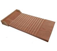 Valenciana del Hogar Tabla de Fregar a Mano. En Madera Natural 60 cm Largo