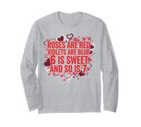 Valentine 6-7 Fun 67 Número 6-7 6 7 San Valentín Seis Siete Manga Larga