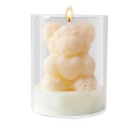 Valentine Candles - Heart Bear Wedding Decoration for Romantic Ambiance, Scented Wax Design with Charming Detailed Shapes, Holiday Decor Scented Candles for Partners Spouses Boyfriends Girlfriends