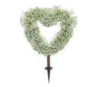 Valentine Heart Topiary, Hollow Rustic Centerpiece Decor, 25x20cm Artificial Heart Tree, PE Decorative Artificial Plant, Home Decor with Multi Use, Decorative Plant for Weddings Family Birthday