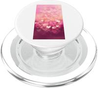 Valentine Pink Bokeh Hearts Romantic Love Design PopSockets PopGrip para MagSafe